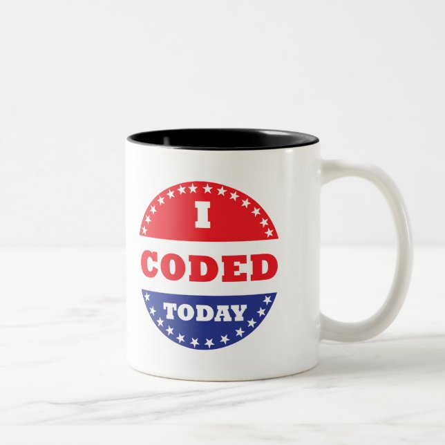 Taza Bicolor Codificé hoy (Derecha)