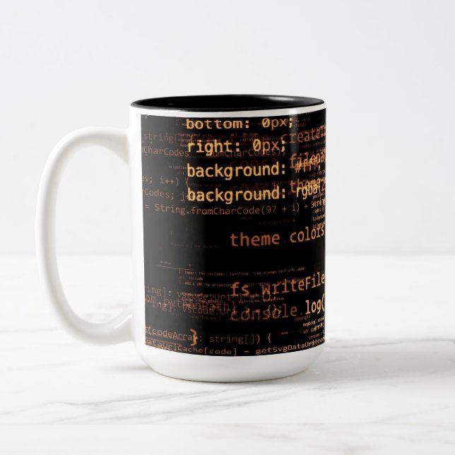 Taza Bicolor Código de equipo (Izquierda)