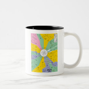 Taza Bicolor Código Genético Para Ácidos Aminos (Rueda De Gráfi