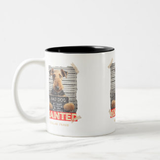 Taza Bicolor Código Perro: "Fraude de Collar" - Mal Airedale Te