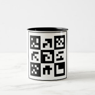Taza Bicolor código qr