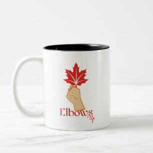 Taza Bicolor Codos arriba camiseta