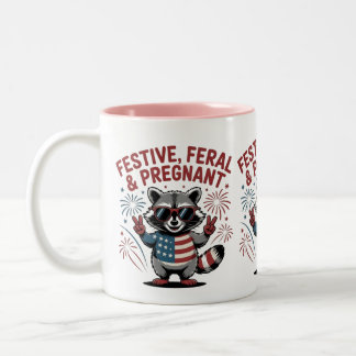 Taza Bicolor Coffe Mug divertida para embarazadas
