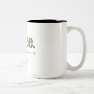 Taza Bicolor Coffe negro