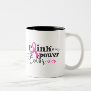 Taza Bicolor Coffee cerámico Cáncer de Mama-Mug