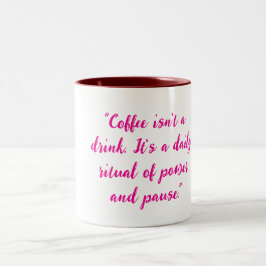 Taza Bicolor Coffee Lovers Mug