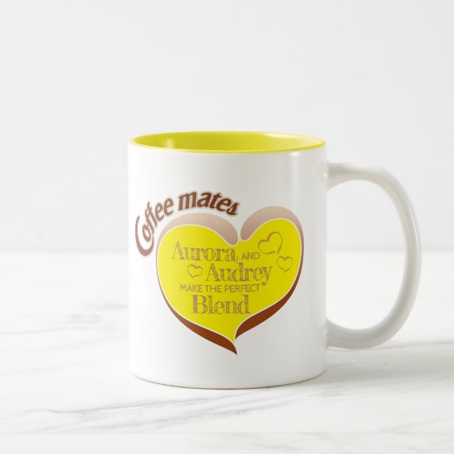 Taza Bicolor Coffee mates Two-Tone coffee mug (Derecha)
