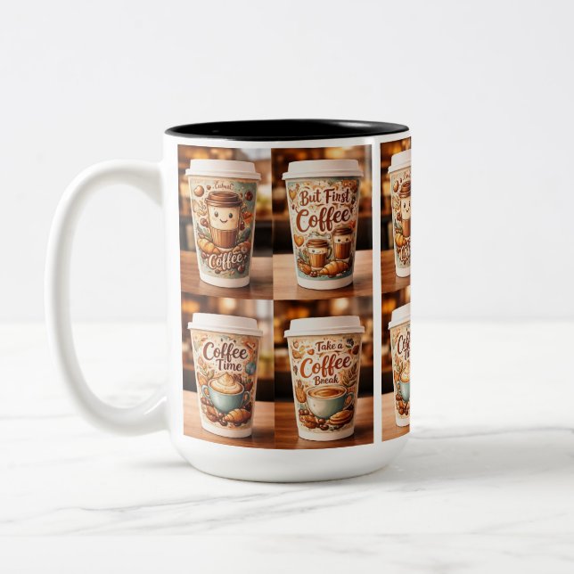 Taza Bicolor Coffee Moments Mug (Izquierda)