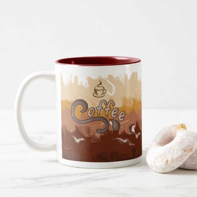 Taza Bicolor Coffee mug (Con donut)