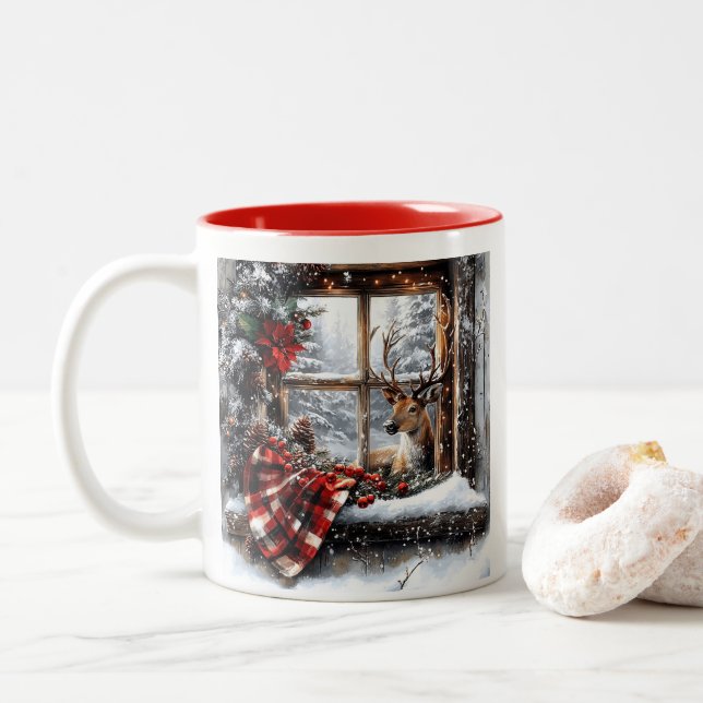 Taza Bicolor Coffee Mug (Con donut)