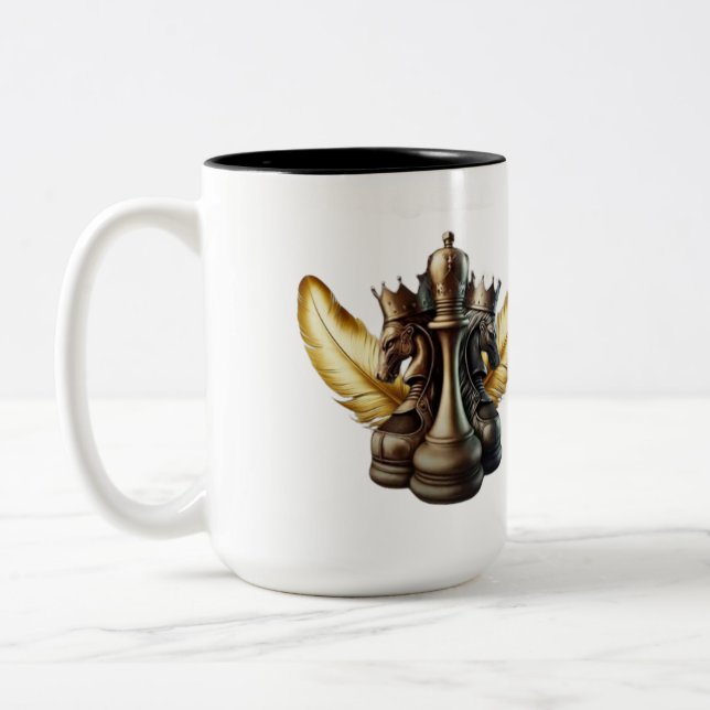 Taza Bicolor Coffee Mug CLÁSICO De Dos Tonos (Izquierda)