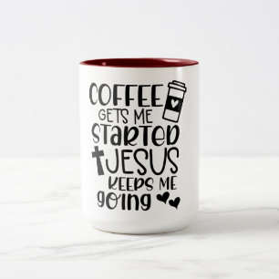 Taza Bicolor Coffee Mug cristiano