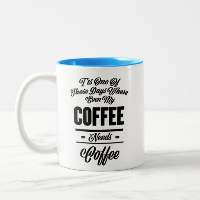 Taza Bicolor Coffee Mug divertido (Izquierda)