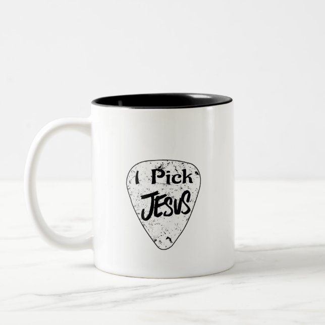Taza Bicolor Coffee Mug "Elijo a Jesús" (Izquierda)