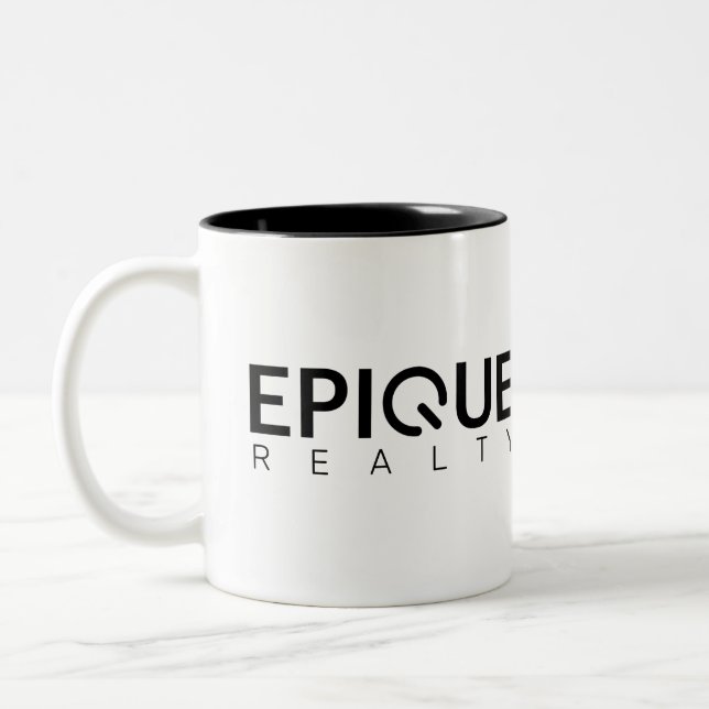 Taza Bicolor Coffee Mug Epique Realty (Izquierda)