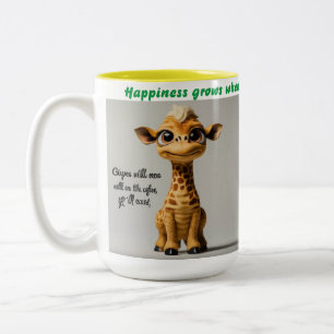 Taza Bicolor Coffee Mug exclusivo para amor y felicidad