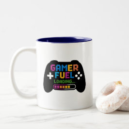Taza Bicolor Coffee Mug para jugadores de gamer Fuel