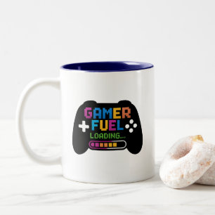 Taza Bicolor Coffee Mug para jugadores de gamer Fuel