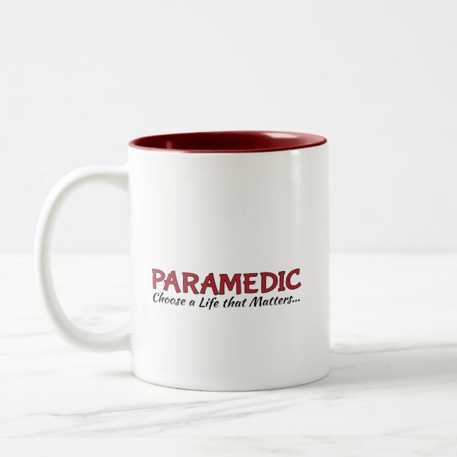 Taza Bicolor Coffee Mug: Paramédicos (Izquierda)