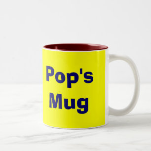 Taza Bicolor Coffee Mug Personalizado de Pops Diner Retro