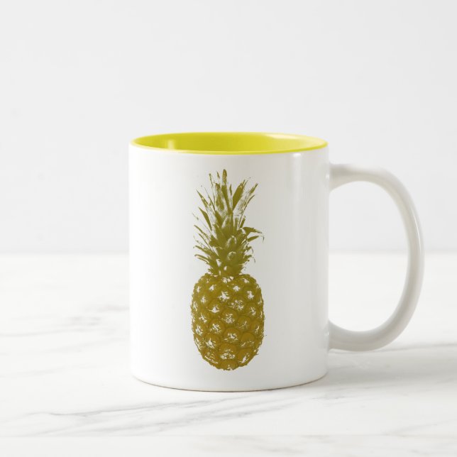 Taza Bicolor Coffee Mug piña (Derecha)