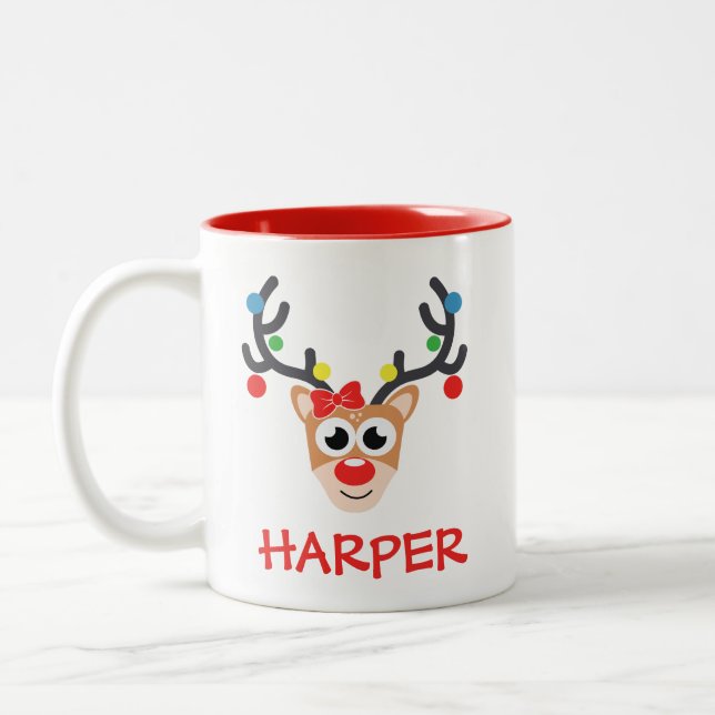 Taza Bicolor Coffee Mug | Renos cortos (Izquierda)