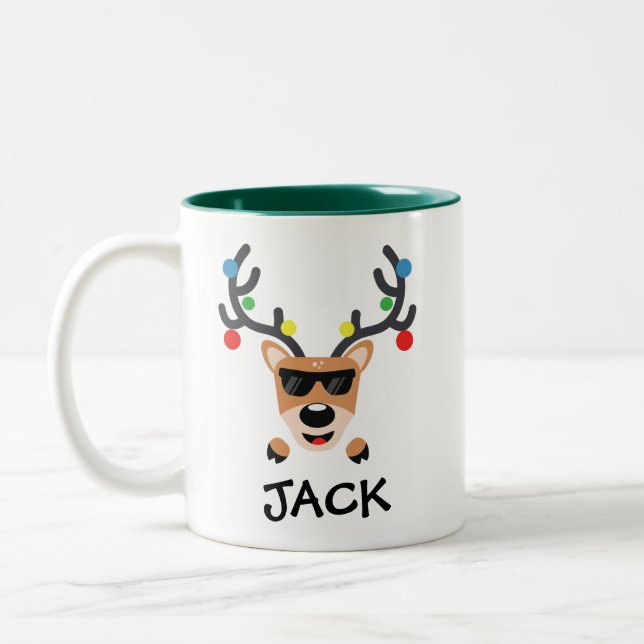 Taza Bicolor Coffee Mug | Renos Guay (Izquierda)