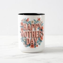Taza Bicolor Coffee Mugs del Día de la Madre