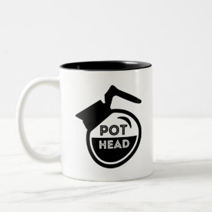 Taza Bicolor Coffee Pot Head