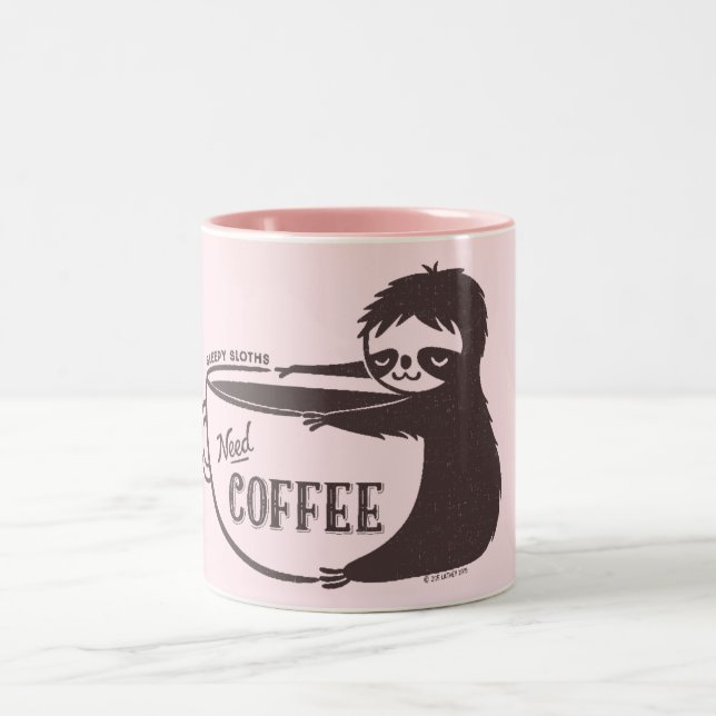 Taza Bicolor Coffee Sloth (Centro)