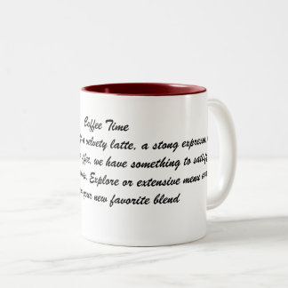 Taza Bicolor Coffee time