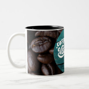 Taza Bicolor Coffee Vibes