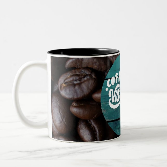 Taza Bicolor Coffee Vibes (Izquierda)