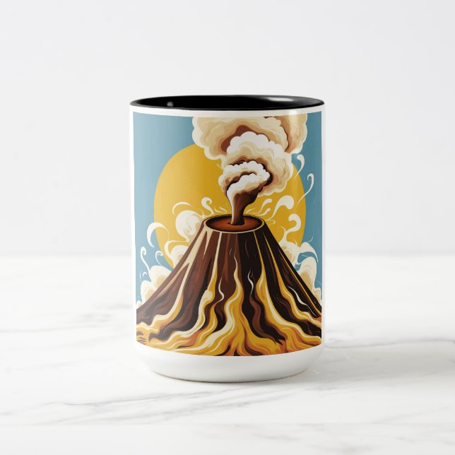Taza Bicolor Coffee Volcano Mug (Centro)
