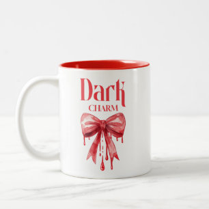 Taza Bicolor Cojinete Gótico Encanto Oscuro
