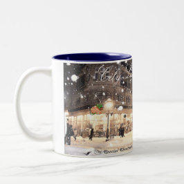 Taza Bicolor Colección City Life #4, Mug de dos tonos de 11 onz