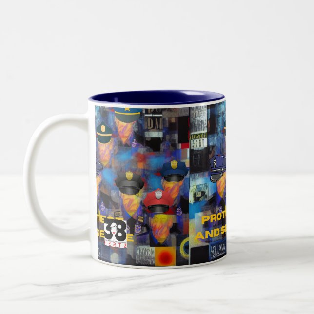 Taza Bicolor Colección de Apreciaciones Policiales (Izquierda)