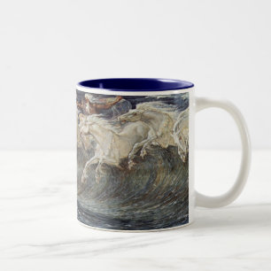Taza Bicolor Colección de CABALLOS CLÁSICOS