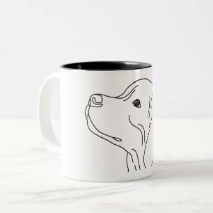 Taza Bicolor Colección de líneas