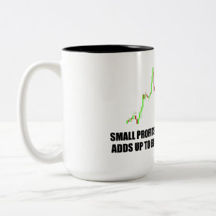 Taza Bicolor Colección de marcadores de divisas 5 Mug