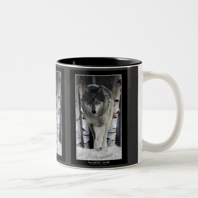 Taza Bicolor Colección de WOLF de GRAY PACK (Derecha)