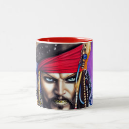 Taza Bicolor Colección pirata