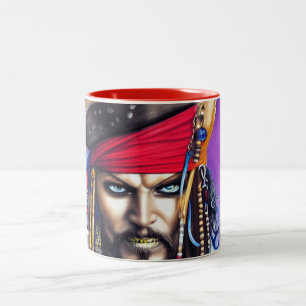 Taza Bicolor Colección pirata