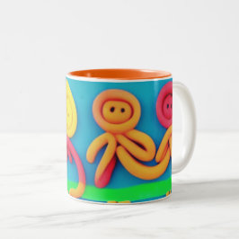 Taza Bicolor Colección Playdough