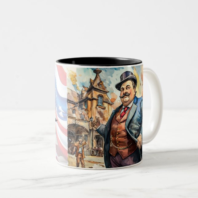 Taza Bicolor Colección presidencial (Anverso derecho)