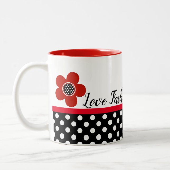 TAZA BICOLOR COLECCIÓN REINA DE COMPRAS (Izquierda)