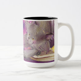Taza Bicolor Colección/taza de los gatos de la torta