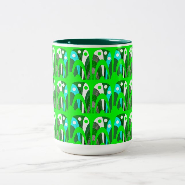 Taza Bicolor Colección verde (Centro)