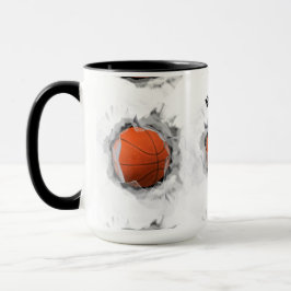 Taza Bicolor Colectivo de baloncesto personalizado