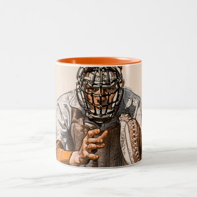 Taza Bicolor Colector del béisbol (Centro)